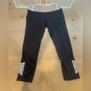 lululemon athletica Black and White Leggings